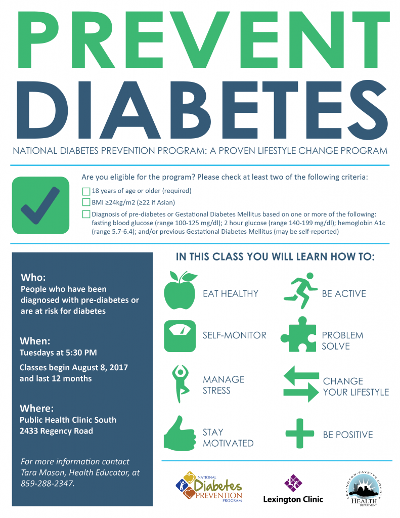 diabetes prevention poster