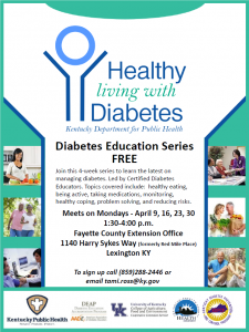Healthy Living with Diabetes @ Fayette County Extension Office | Lexington | Kentucky | United States