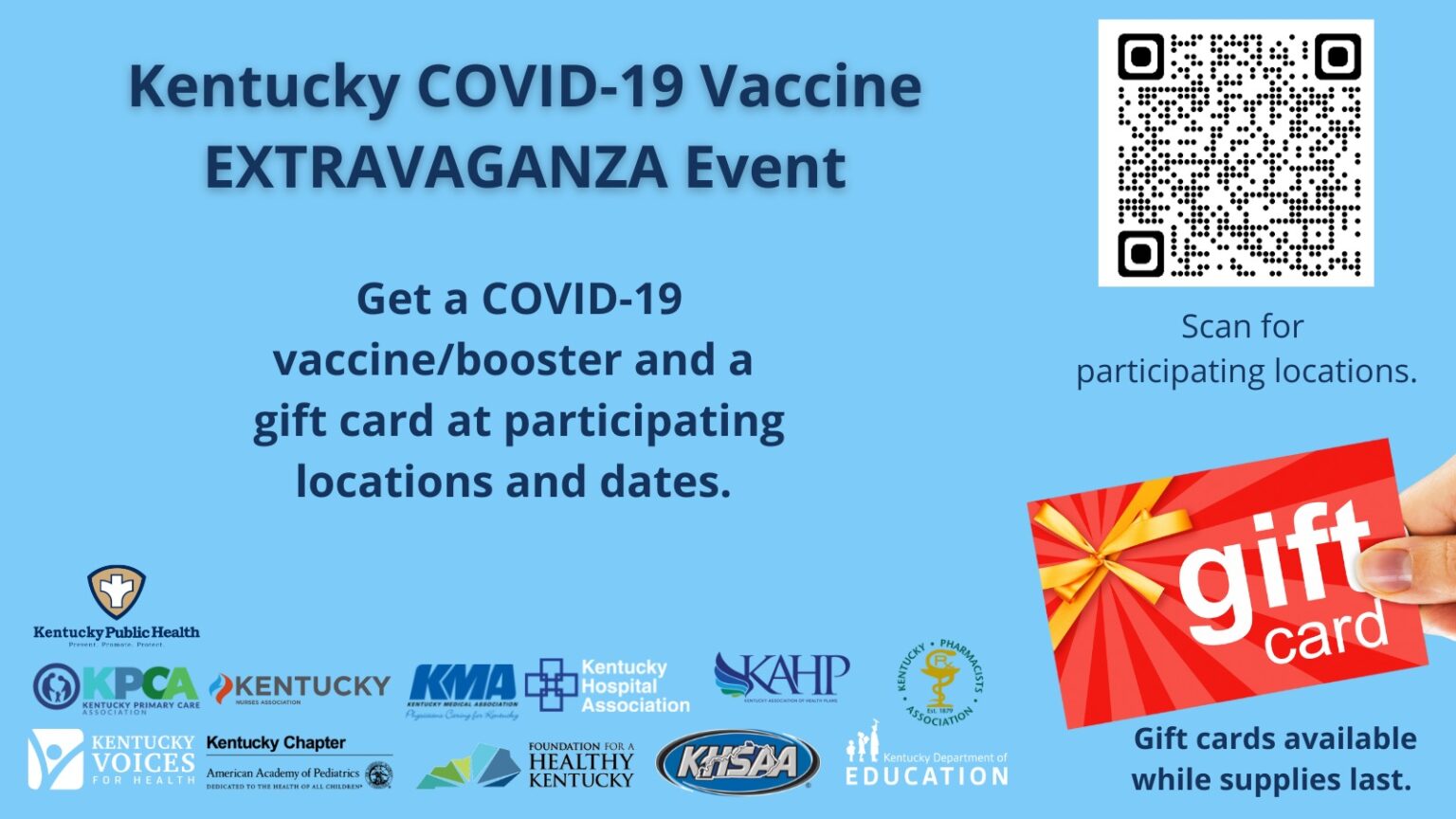 Kentucky COVID-19 Vaccine EXTRAVAGANZA Event!