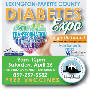 Lexington-Fayette County Diabetes Expo 2025 @ University of Kentucky Cooperative Extension Office | Lexington | Kentucky | United States